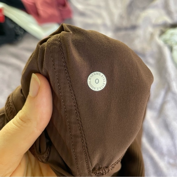 Lululemon dance studio mid rise jogger pants drawstring women’s 0 brown W5ENMS - Picture 9 of 9